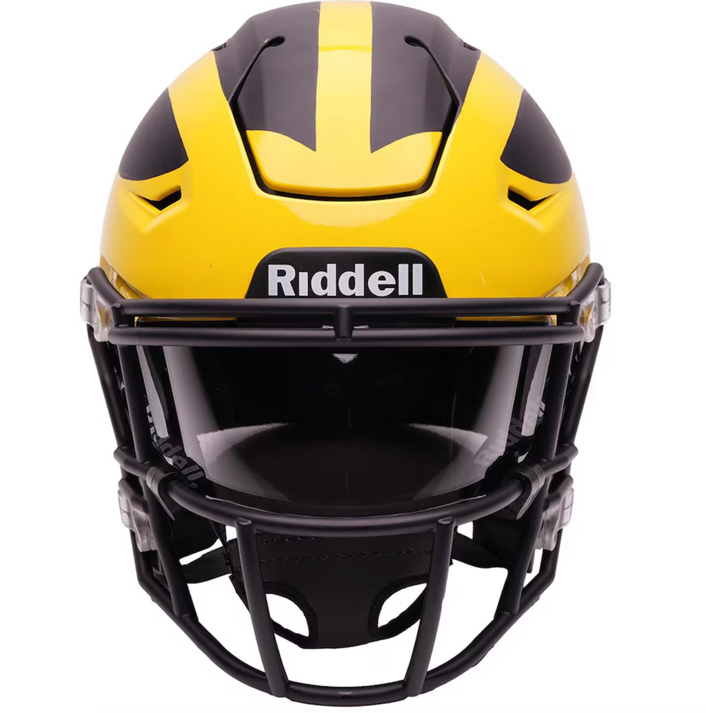 Michigan Wolverines Riddell Speed Flex Mid-Size Helmet