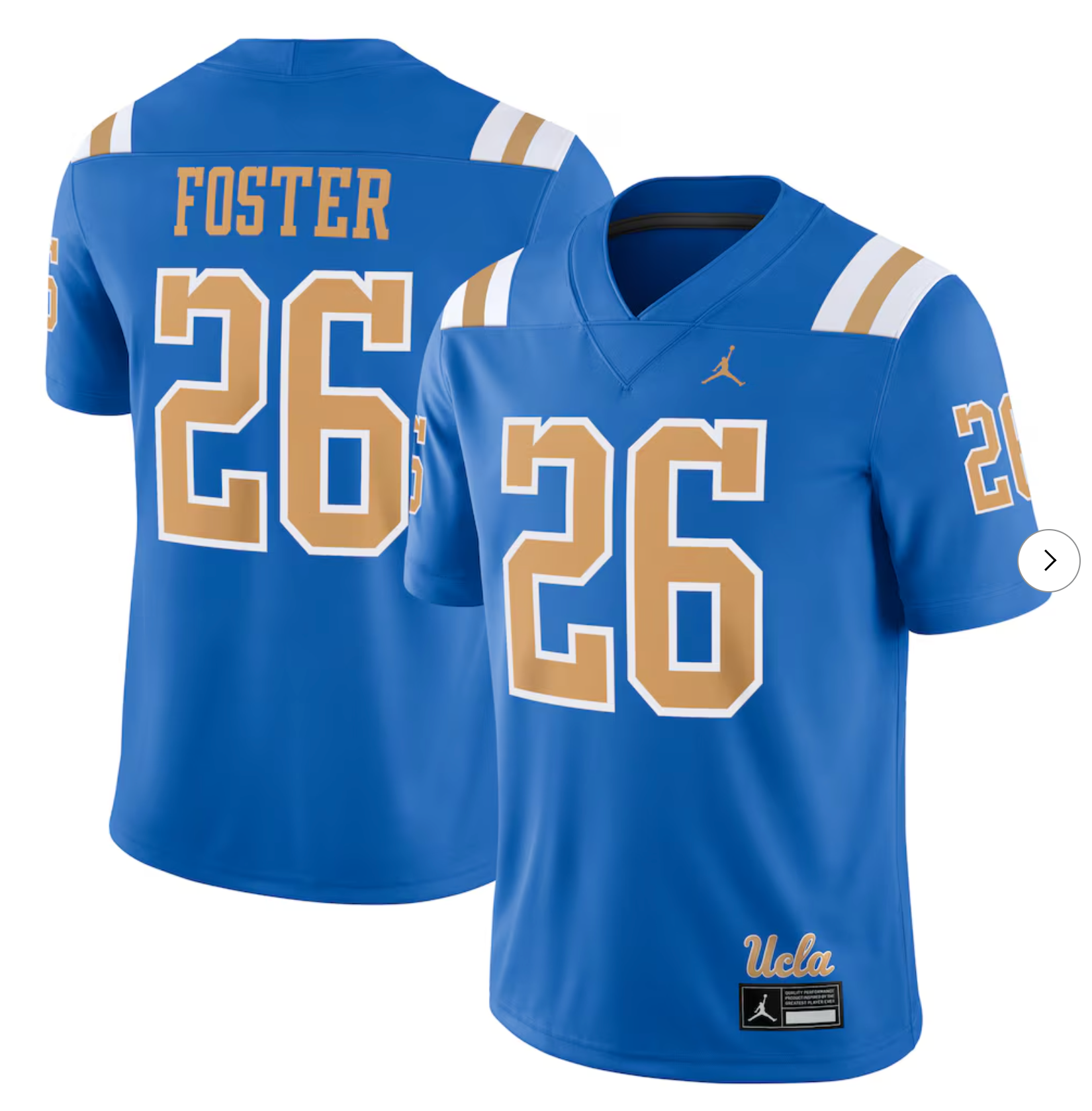 DeShaun Foster UCLA Bruins Jordan Brand Alumni Home Game Jersey - Blue