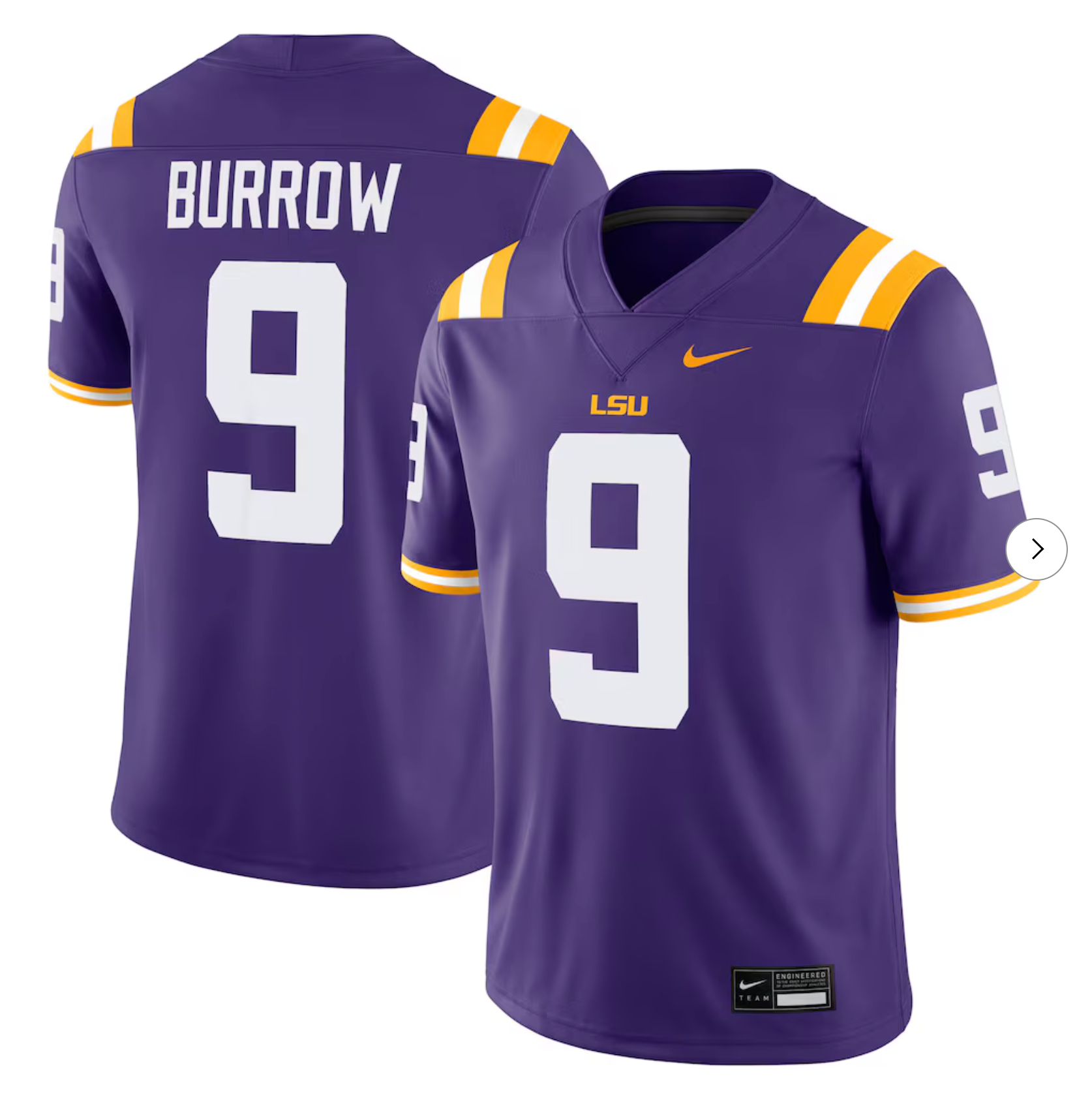 Joe Burrow LSU Tigers Nike Alumni Game Jersey - Purple