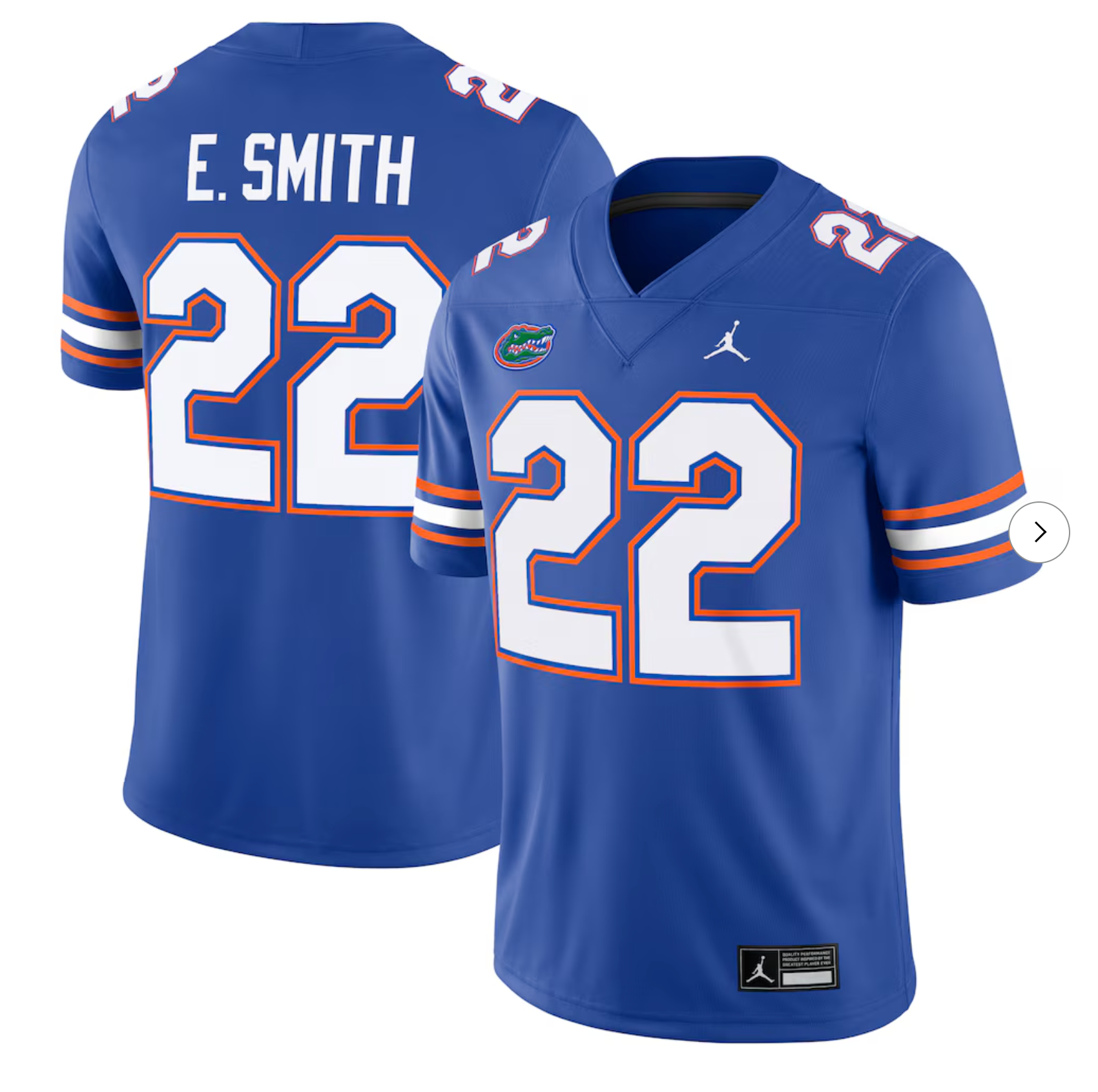 Emmitt Smith Florida Gators Jordan Brand Alumni Player Game Jersey - Royal