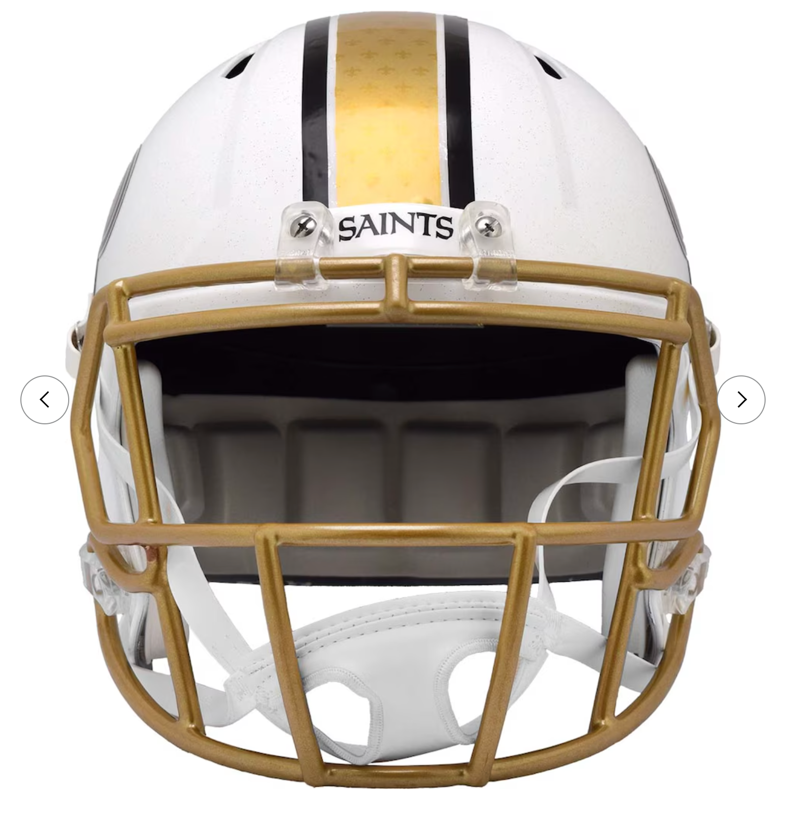 New Orleans Saints Riddell 2025 On-Field Alternate Speed Replica Helmet
