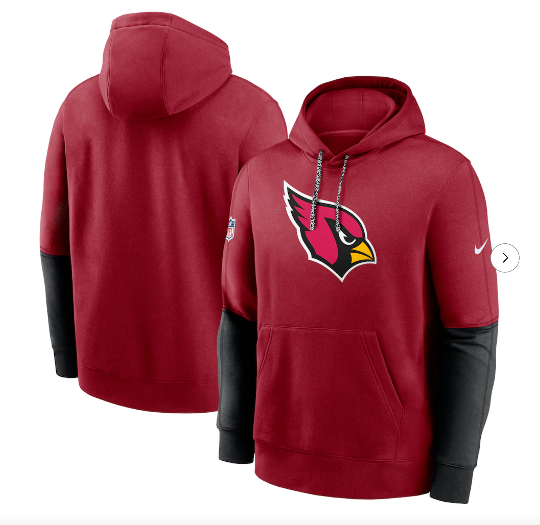 Arizona Cardinals Nike 2024 Sideline Club Pullover Hoodie - Cardinal