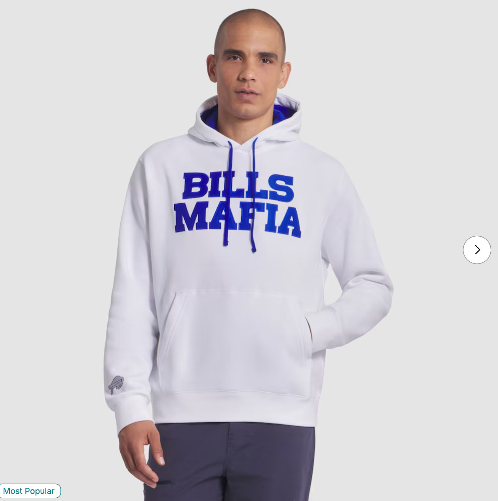 Buffalo Bills Nike 2025 Rivalries Collection Club Hoodie - White