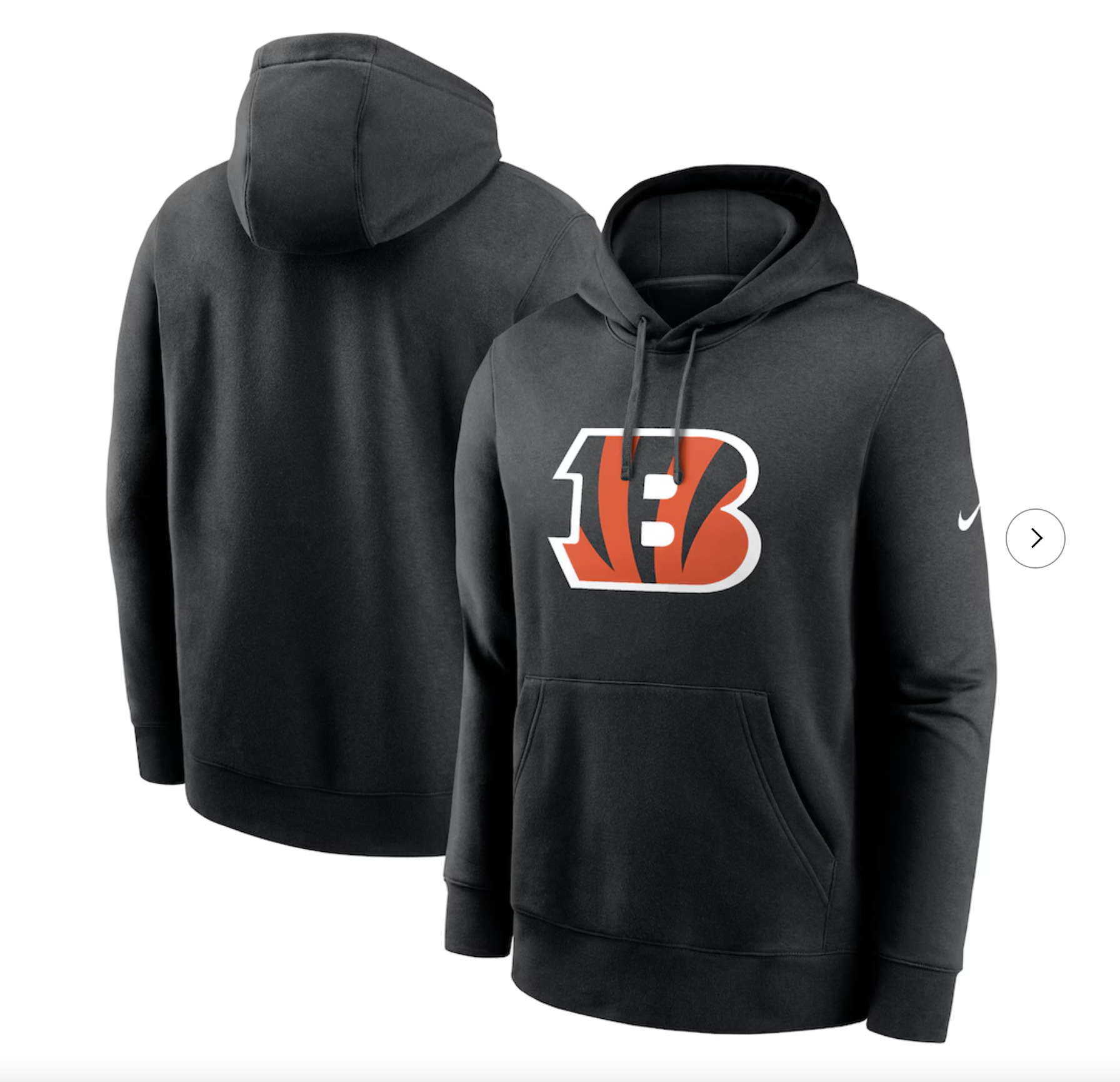 Cincinnati Bengals Nike Primetime Club Logo Hoodie - Black