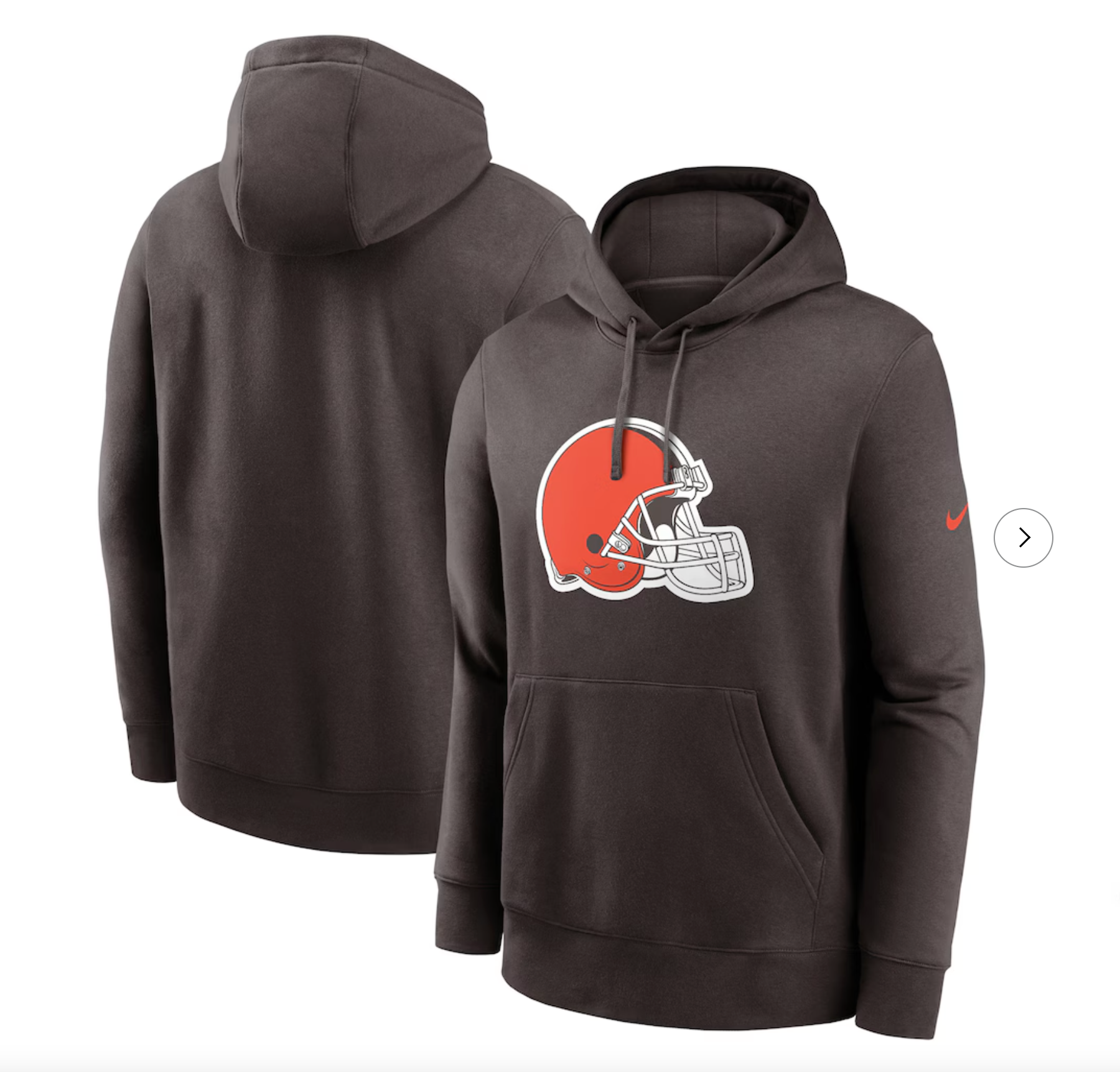 Cleveland Browns Nike Primetime Club Logo Hoodie - Anthracite