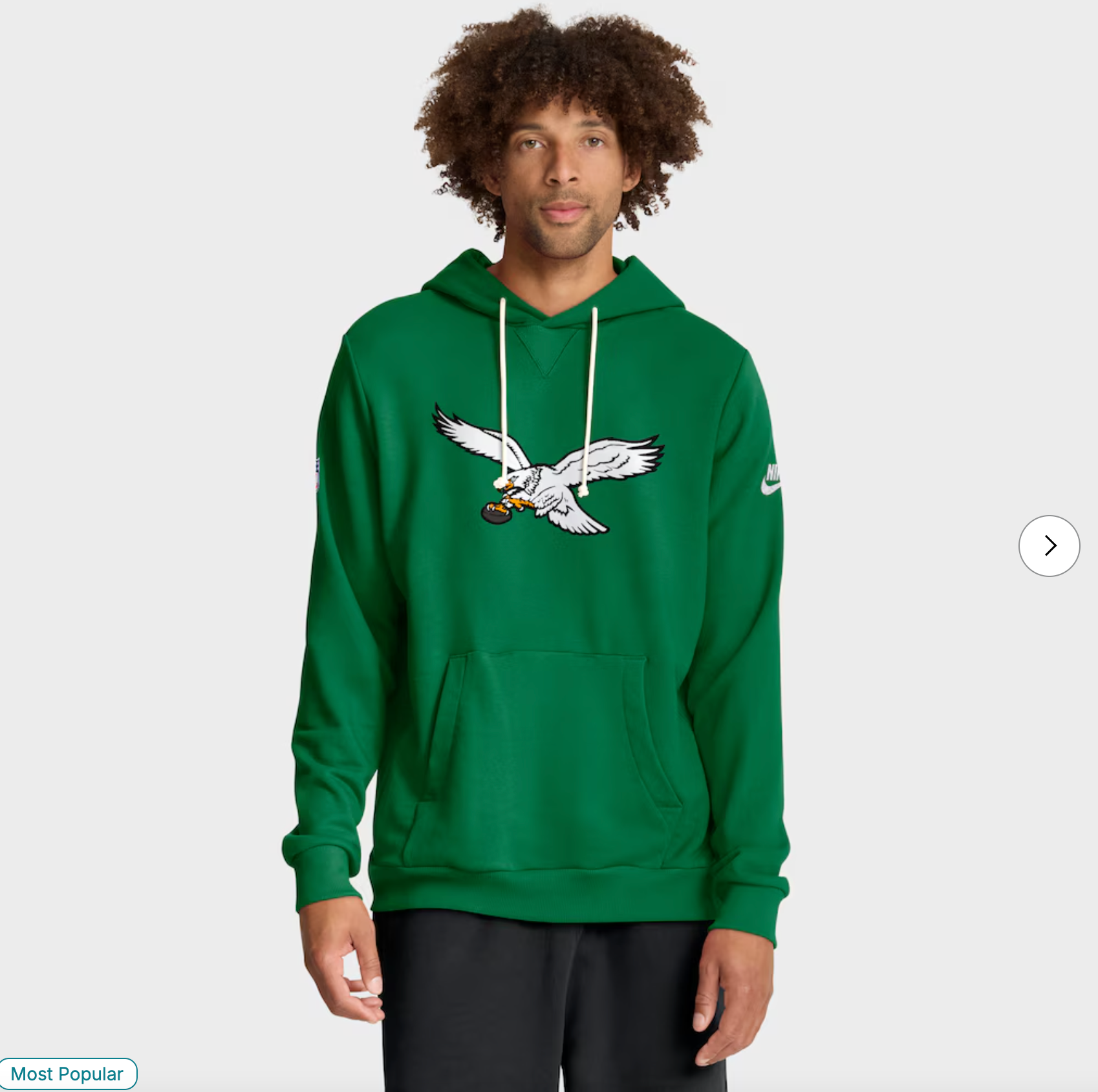 Philadelphia Eagles Nike Sideline Standard Issue Alt 2 Dri-FIT Hoodie - Kelly Green