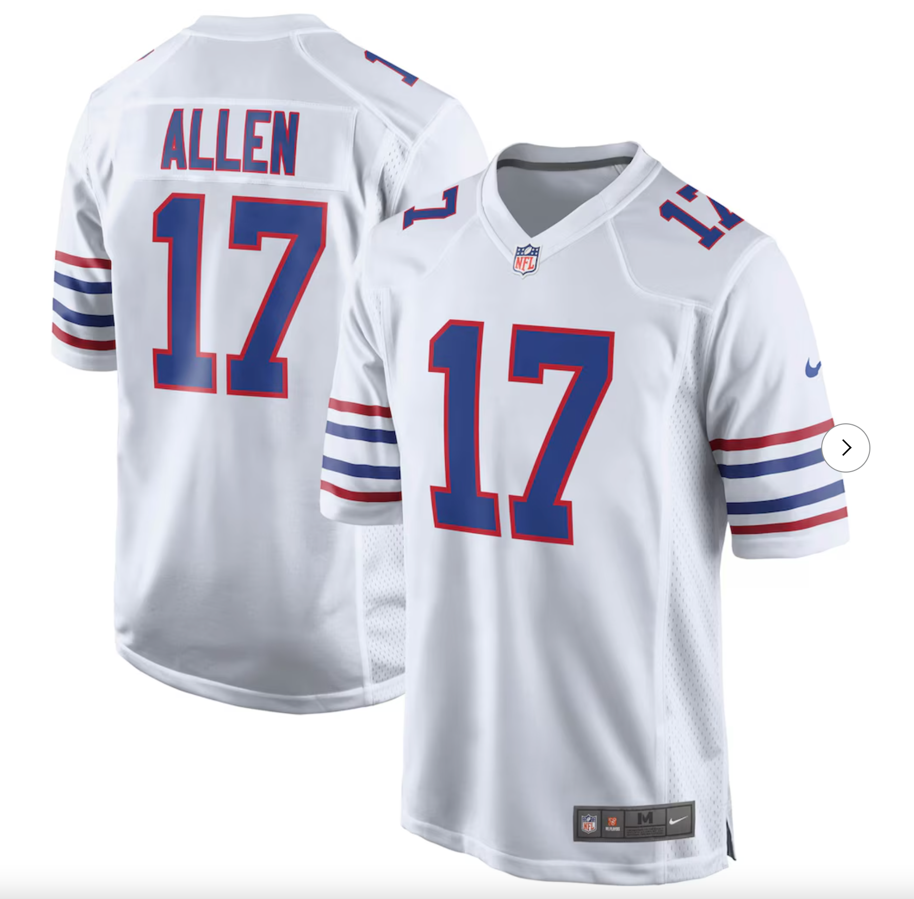Josh Allen Buffalo Bills Nike Alternate Game Player Jersey - White