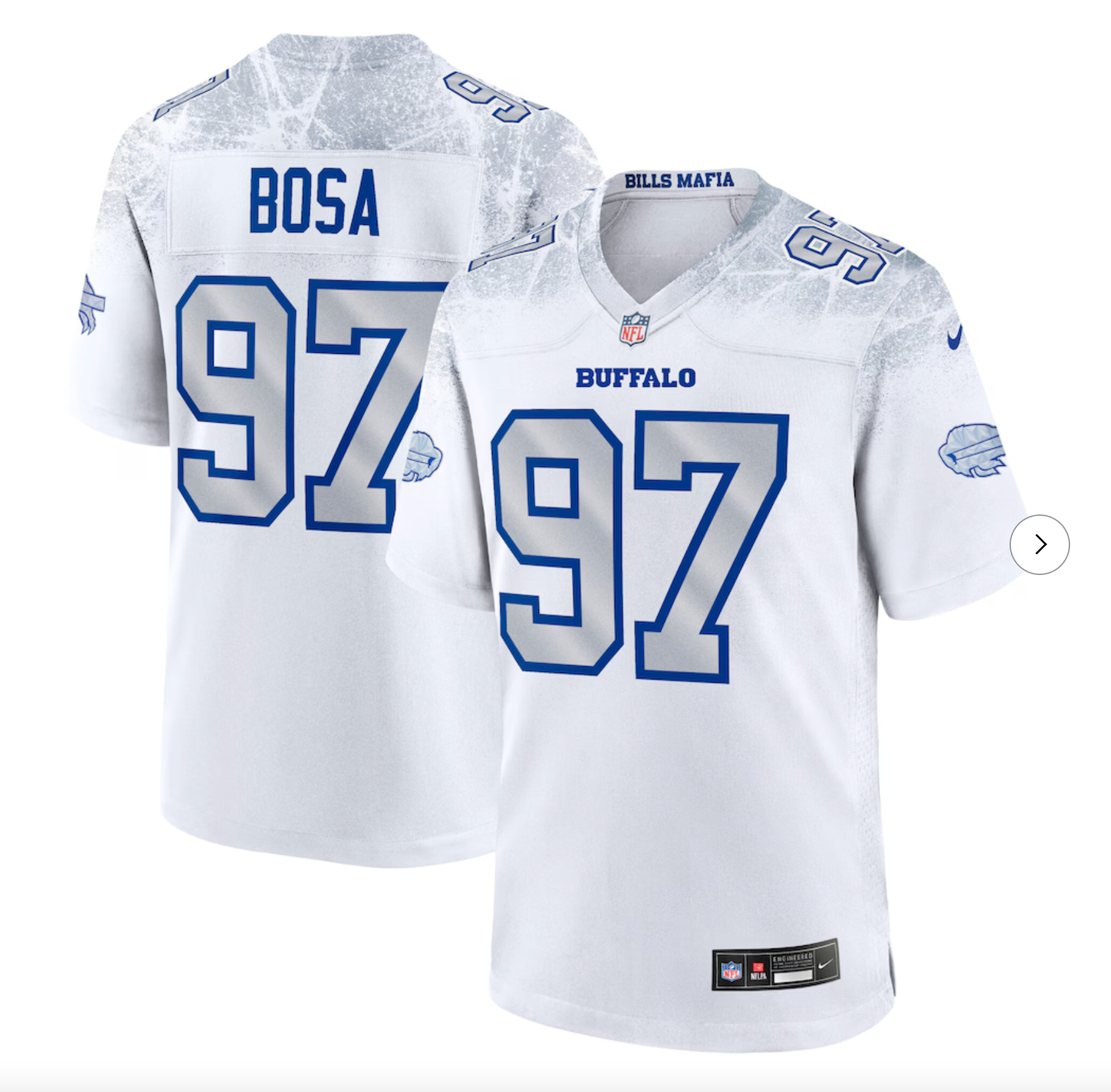 Joey Bosa Buffalo Bills Nike 2025 Rivalries Collection Game Jersey - White