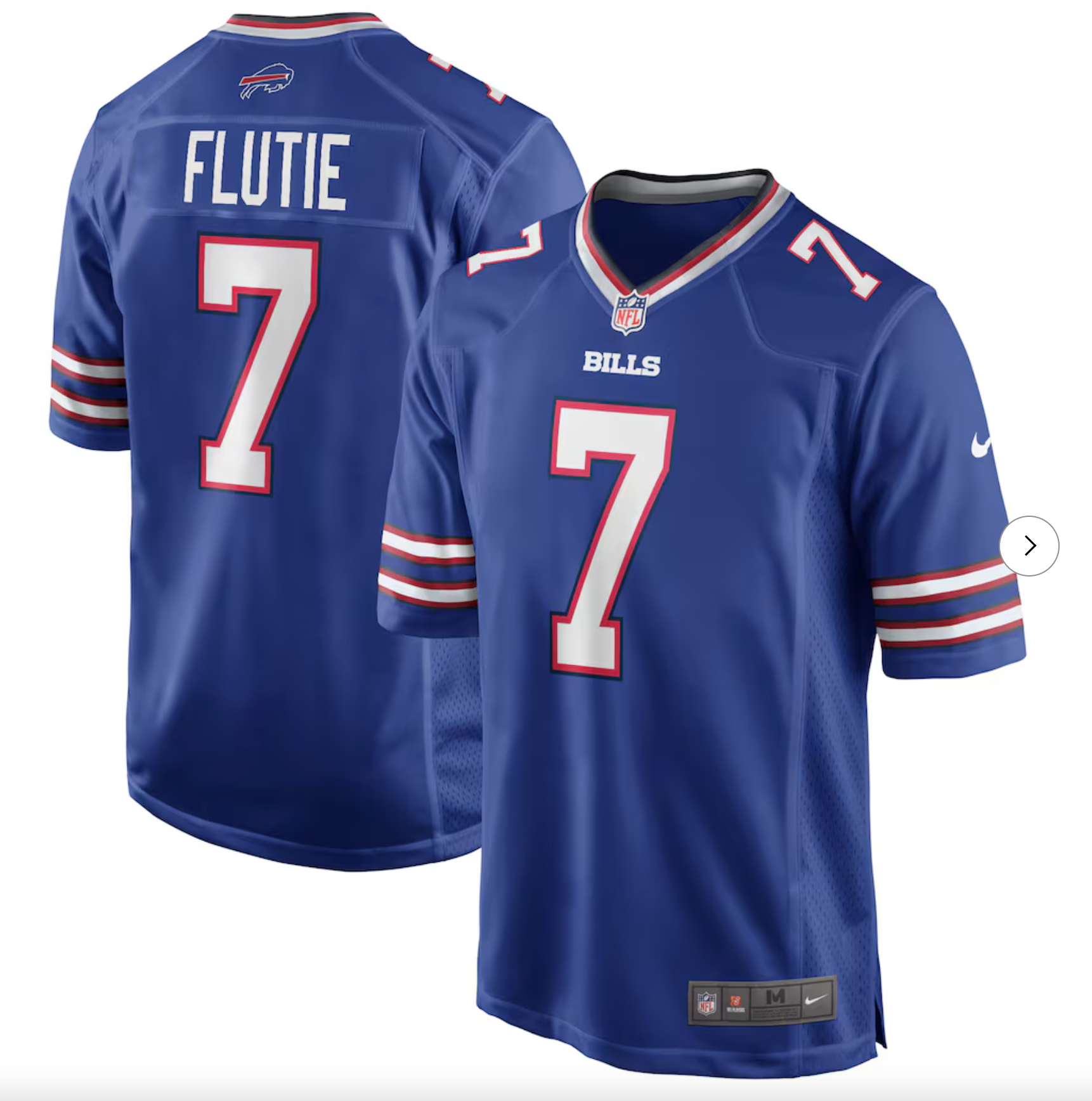 Doug Flutie Buffalo Bills Nike Game Retired Player Jersey - Royal