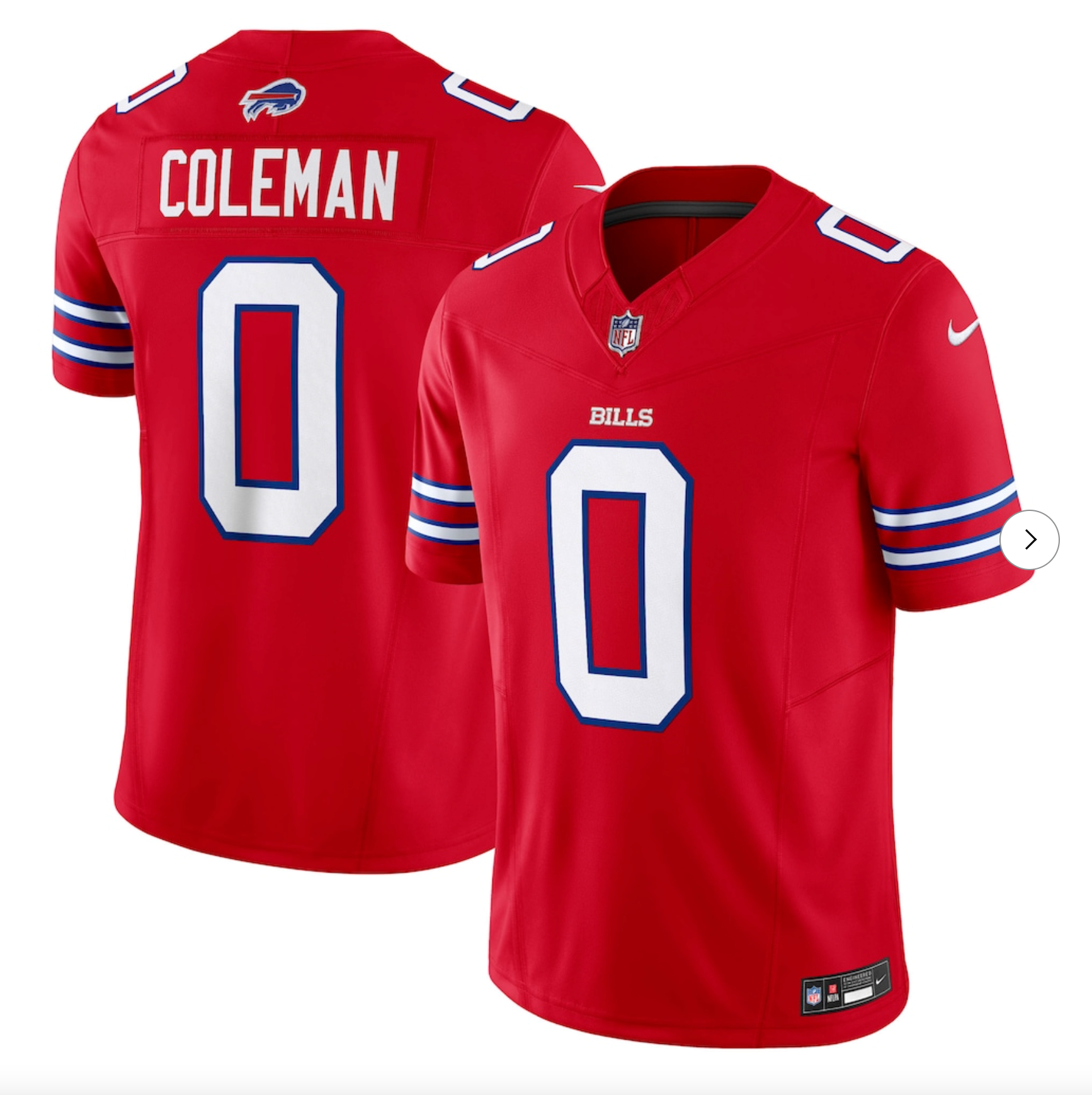 Keon Coleman Buffalo Bills Nike Alternate Vapor F.U.S.E. Limited Jersey - Red