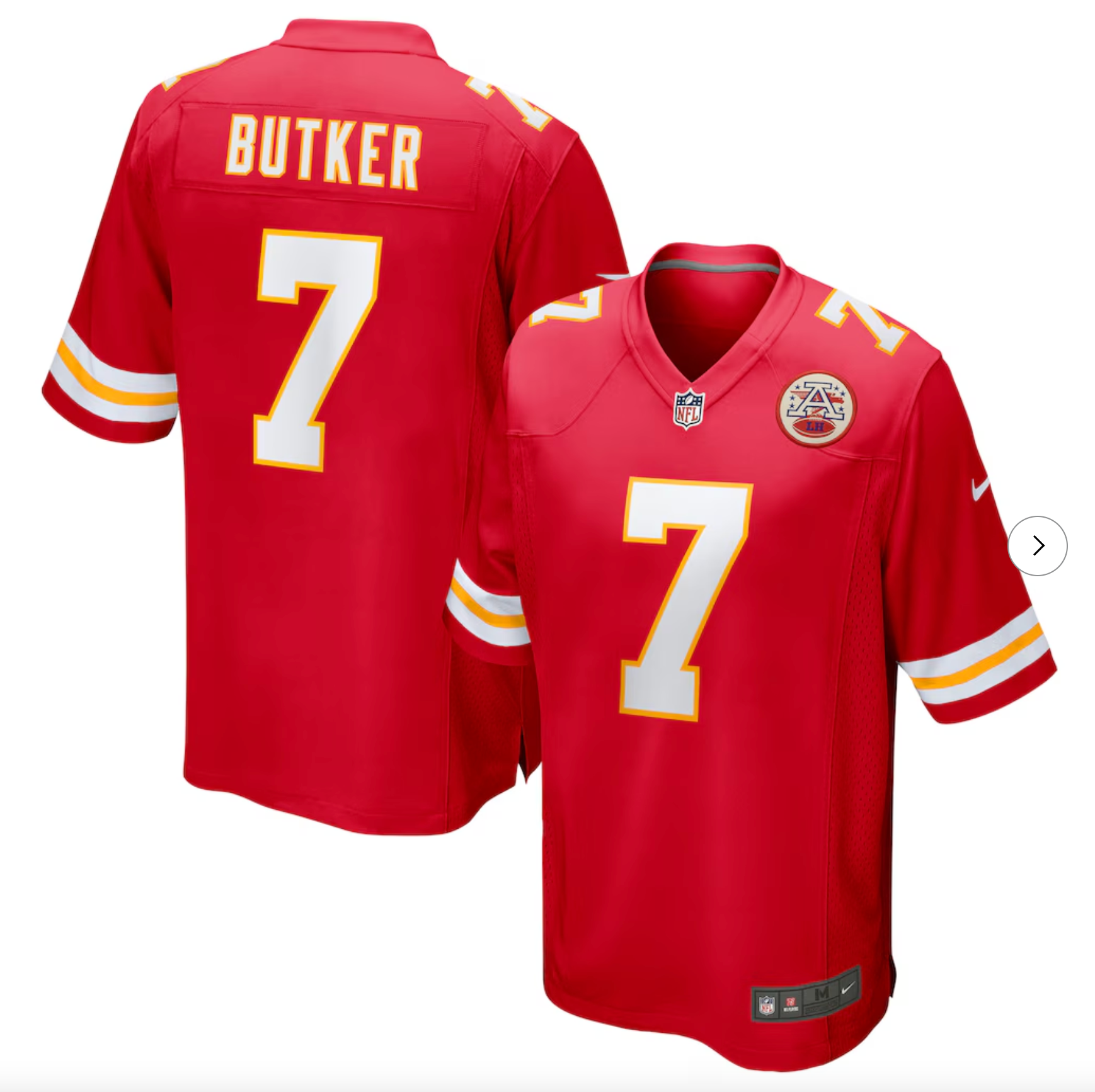 Harrison Butker Kansas City Chiefs Nike Game Jersey - Red