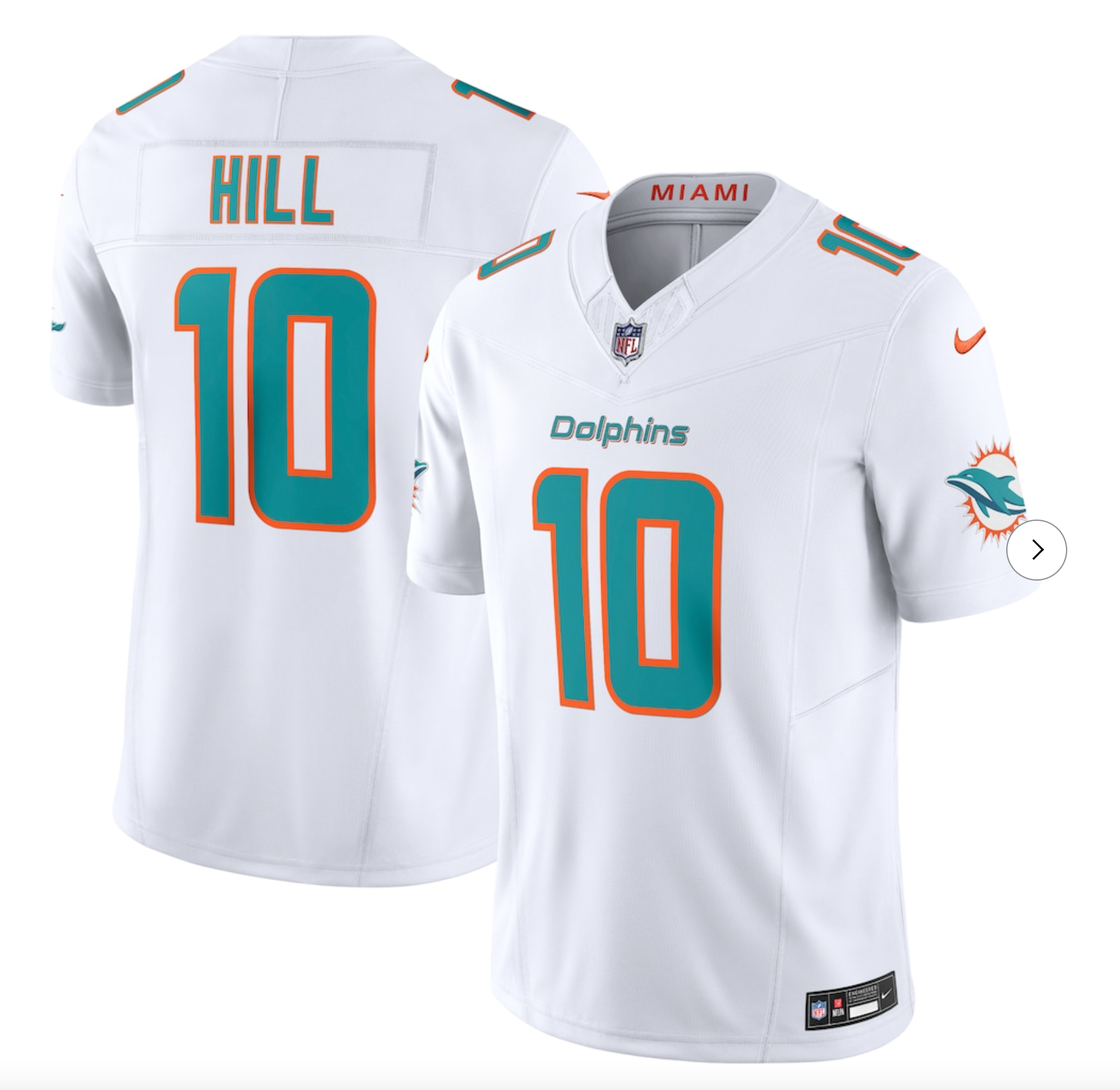 Tyreek Hill Miami Dolphins Nike Vapor F.U.S.E. Limited Jersey - White