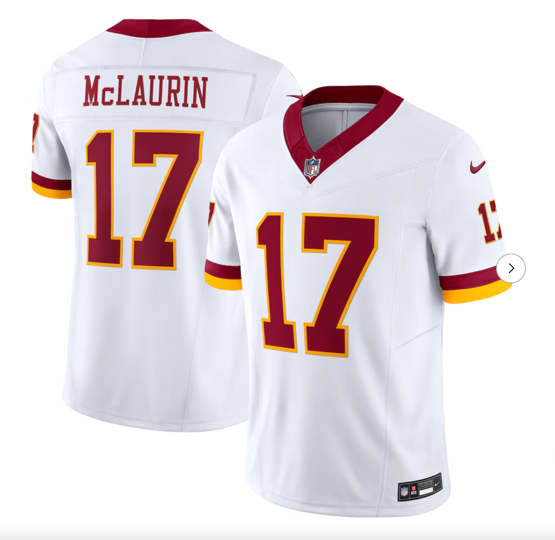 Terry McLaurin Washington Commanders Nike Vapor F.U.S.E. Limited Super Bowl Era Jersey - White