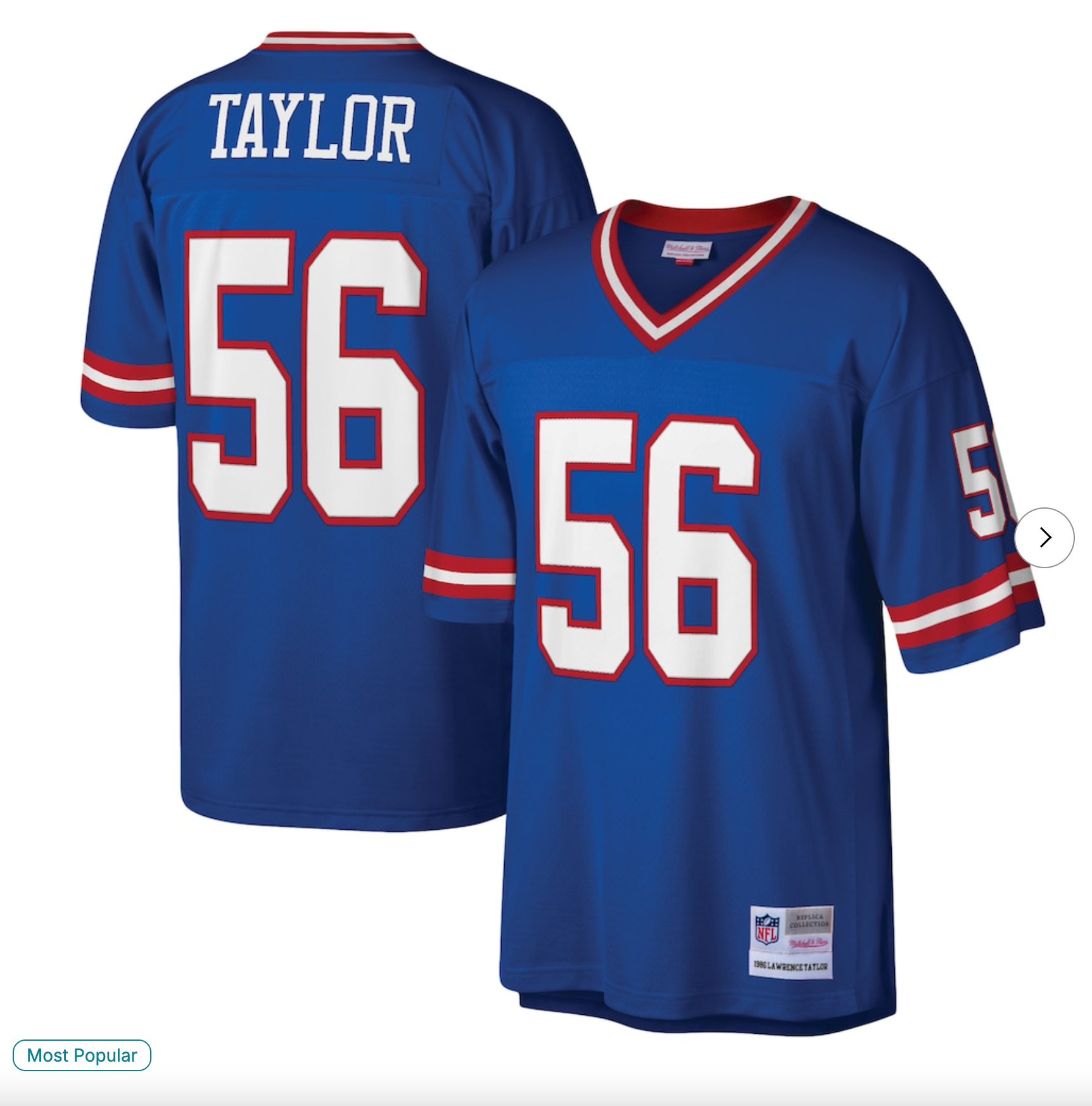 Lawrence Taylor New York Giants Mitchell & Ness Legacy Replica Jersey - Royal