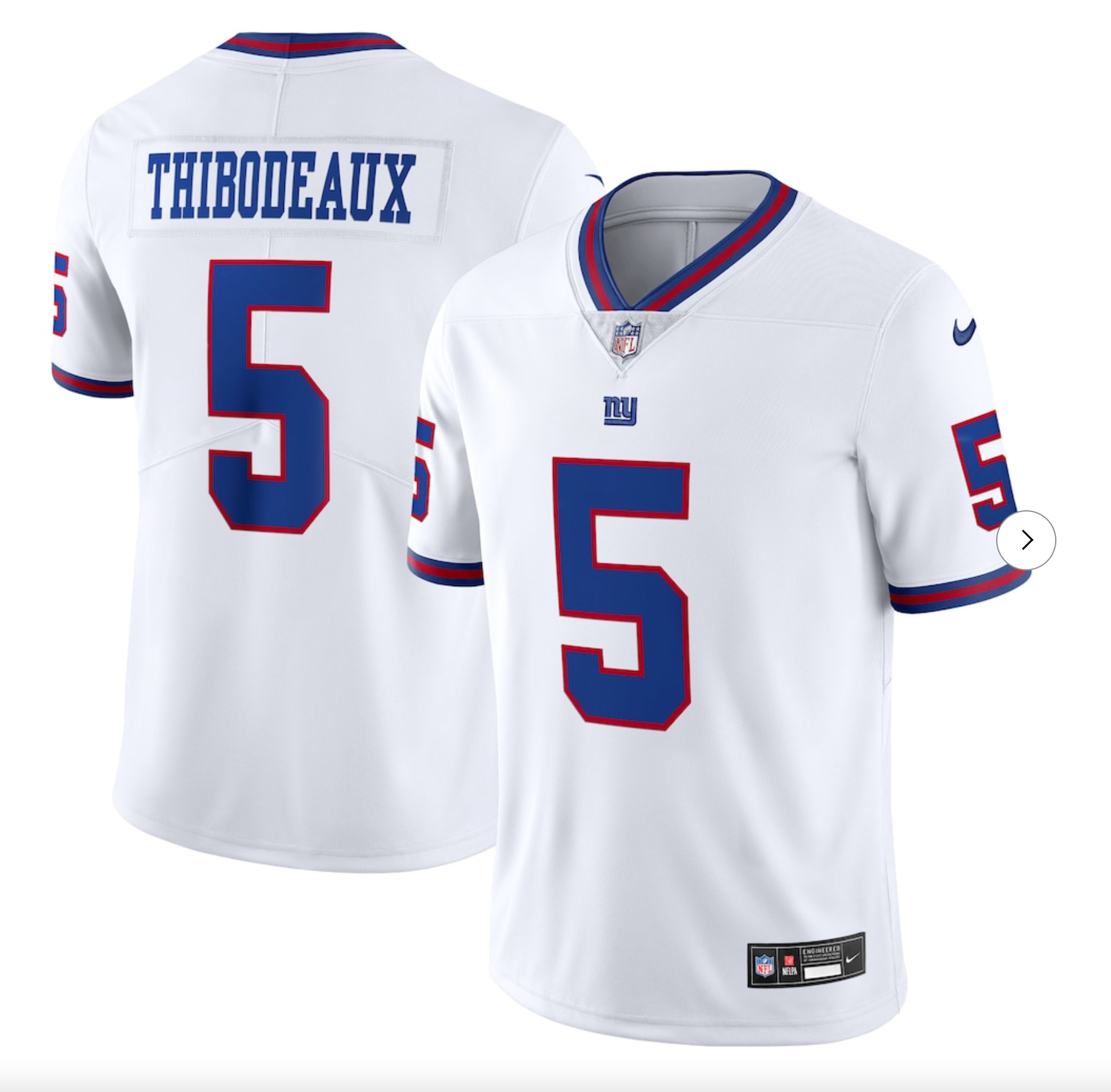 Kayvon Thibodeaux New York Giants Nike Alternate Vapor Untouchable Limited Jersey - White