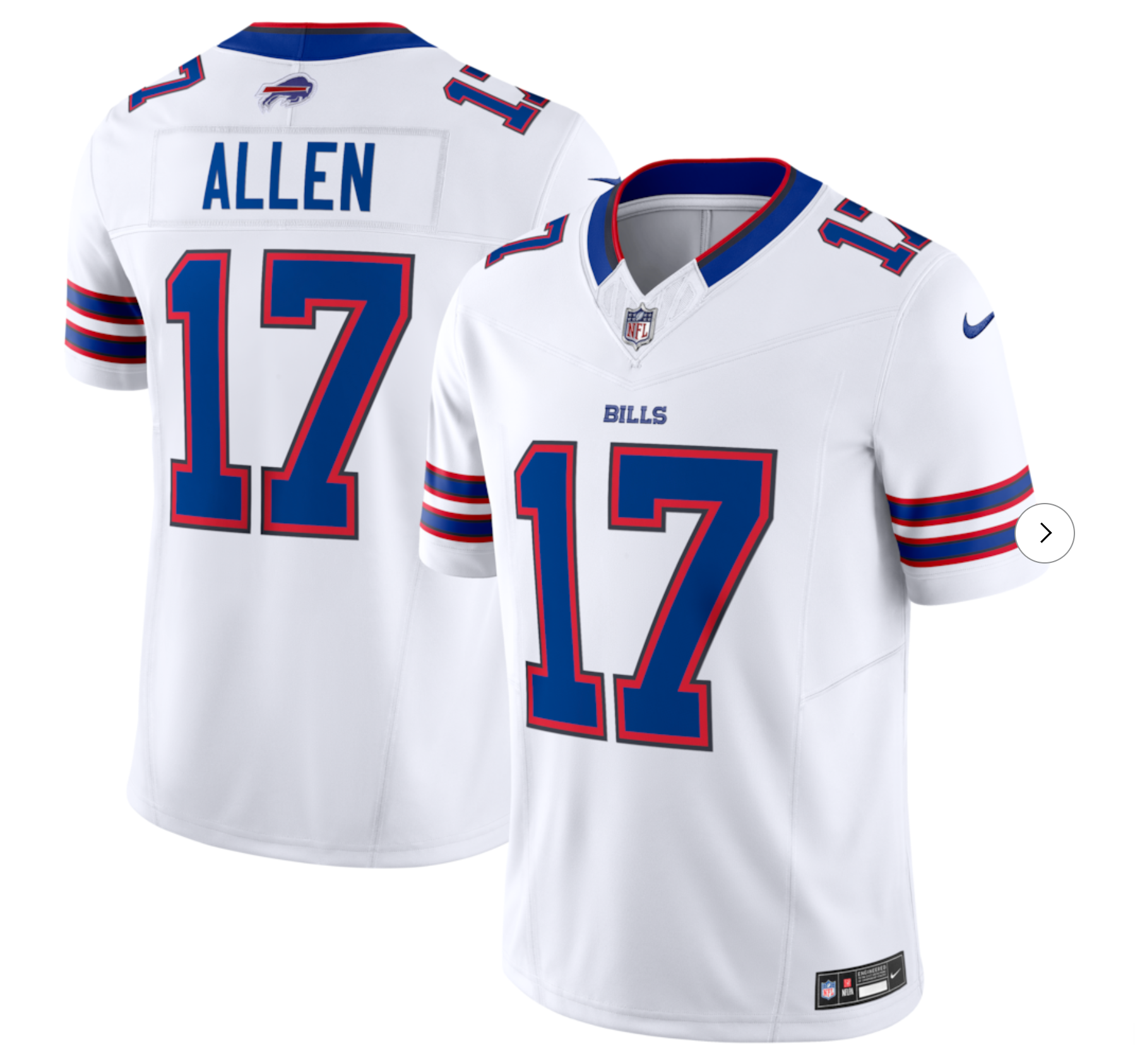 Josh Allen Buffalo Bills Nike Vapor F.U.S.E. Limited Jersey - White