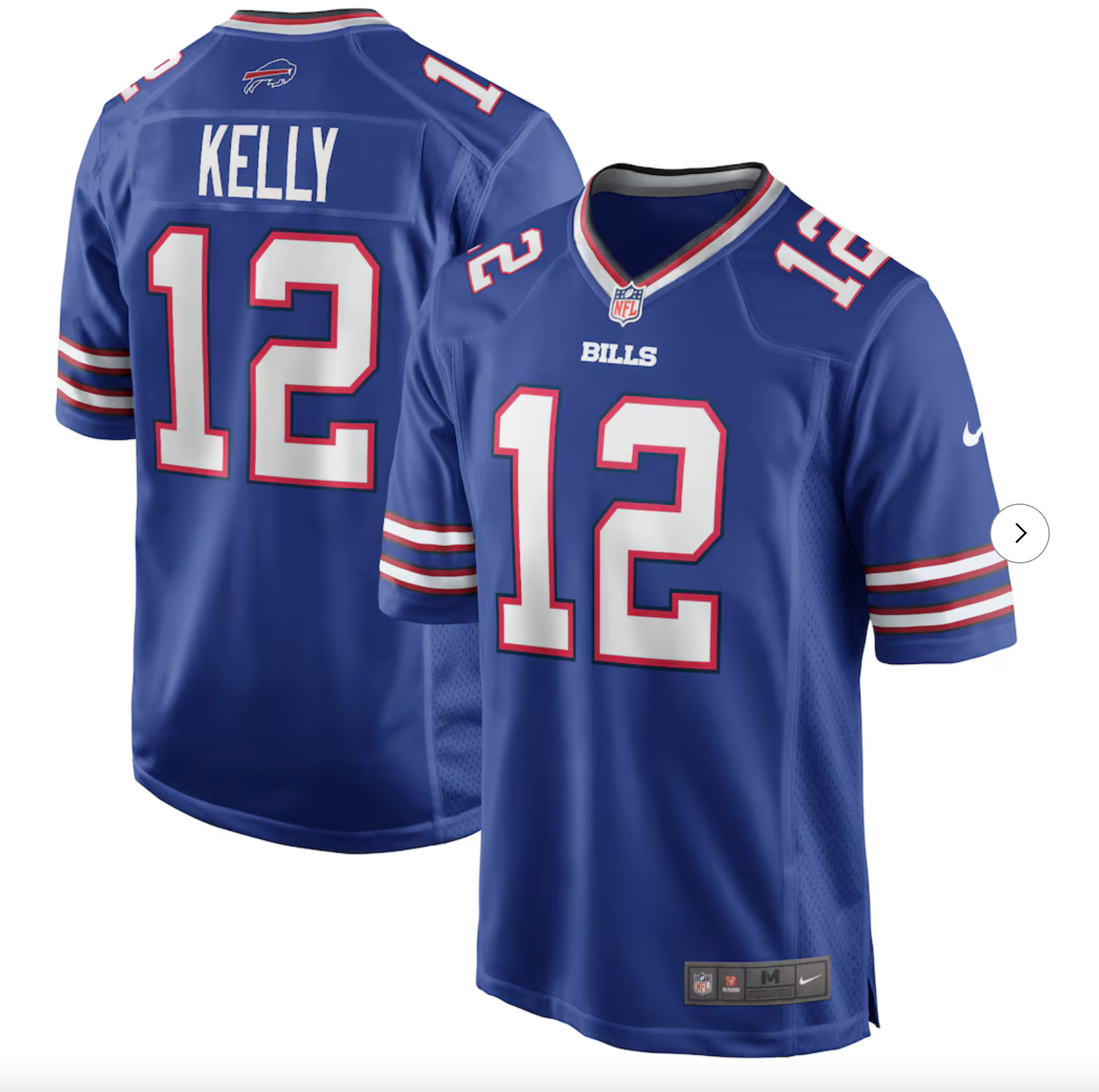 Jim Kelly Buffalo Bills Nike Game Retired Player Jersey - Royal
