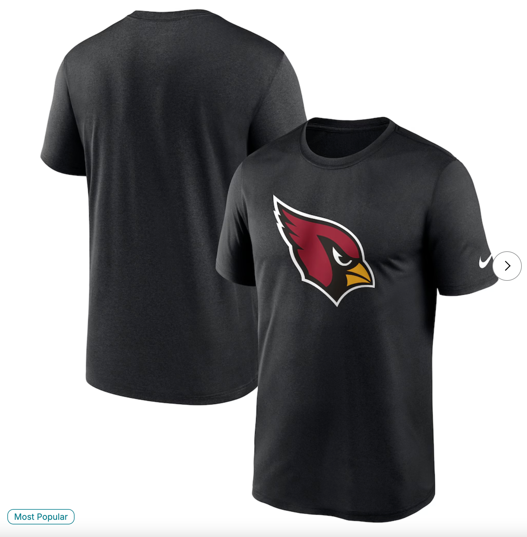 Arizona Cardinals Nike Primetime Legend Logo Performance T-Shirt - Black