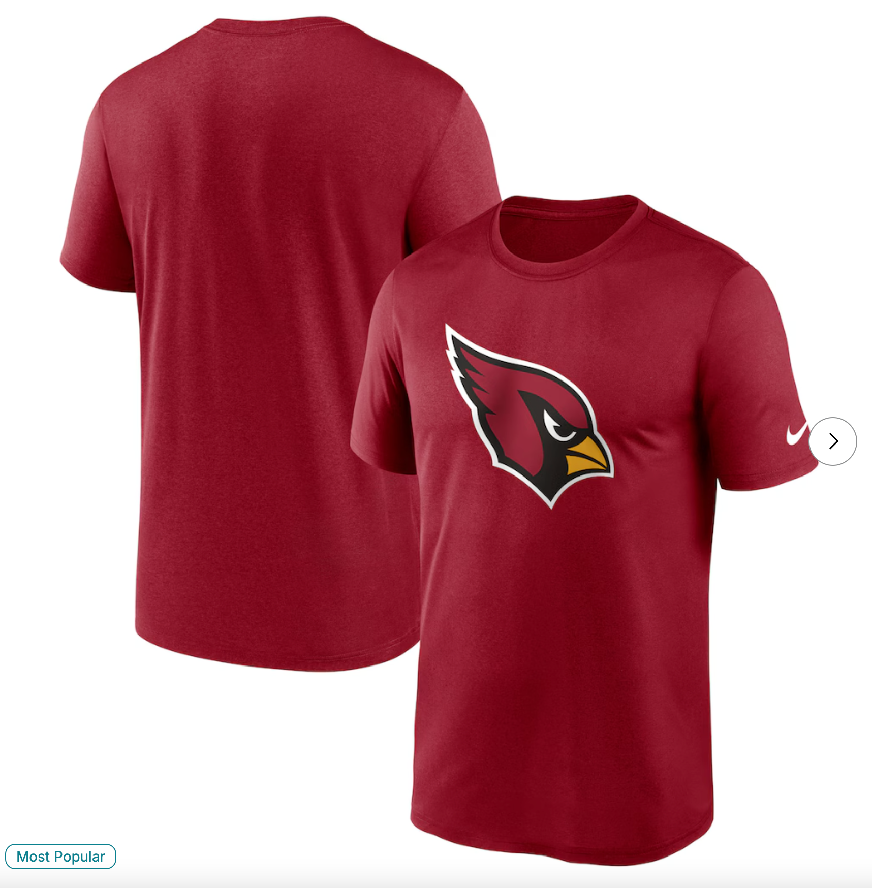 Arizona Cardinals Nike Primetime Legend Logo Performance T-Shirt - Cardinal
