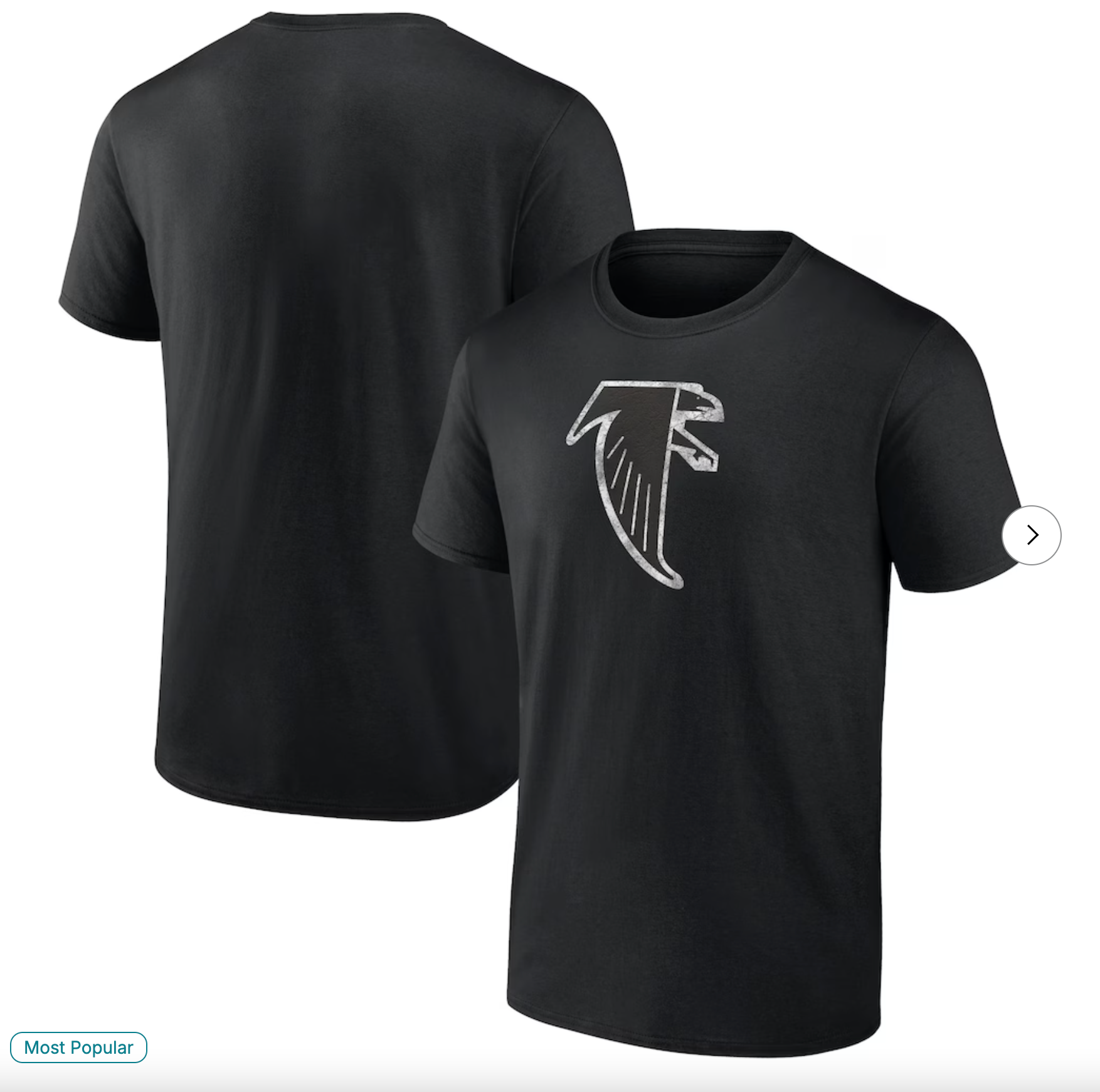 Atlanta Falcons Throwback T-Shirt - Black
