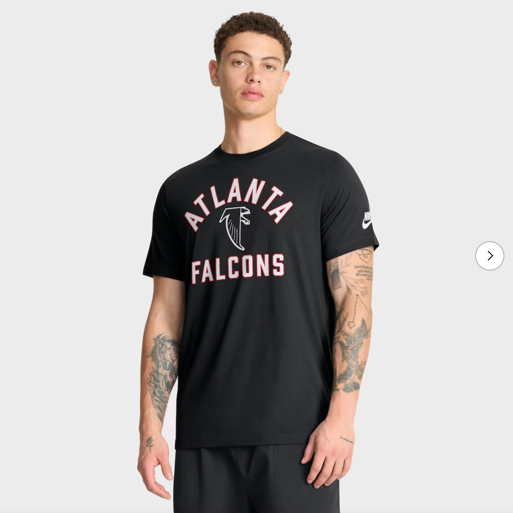 Atlanta Falcons Nike Favorable Timeline Tri-Blend T-Shirt - Black