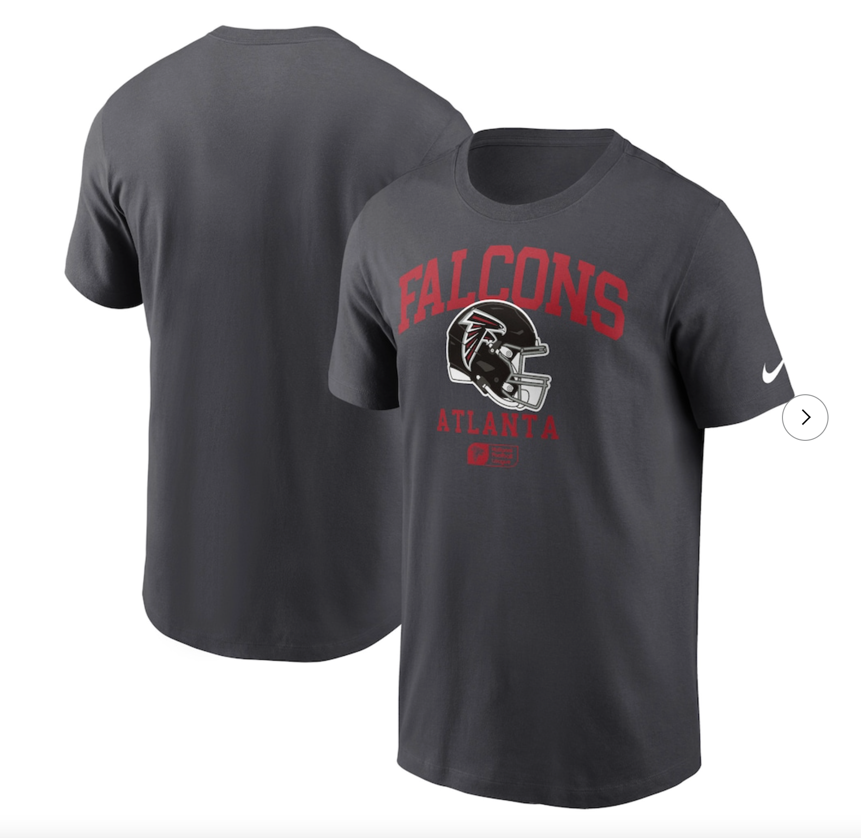 Atlanta Falcons Nike Helmet Essential T-Shirt - Anthracite