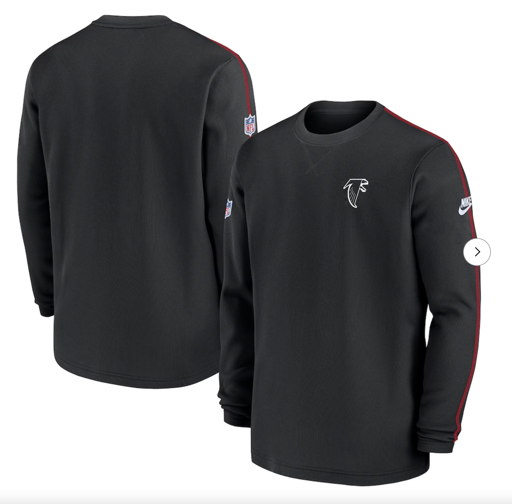 Atlanta Falcons Nike Alternate Logo Coach Long Sleeve Top - Black