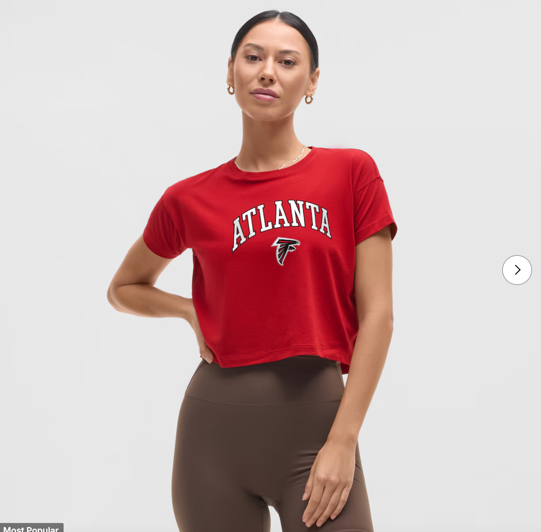 Atlanta Falcons Gameday Couture Women's Big Goals Oversized Long Sleeve T-Shirt - White