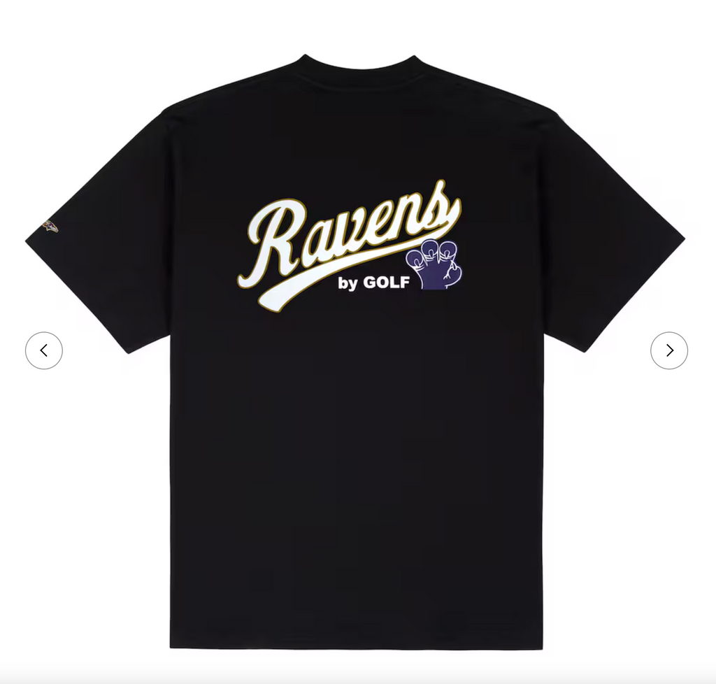 Baltimore Ravens Golf Wang Unisex Cutout T-Shirt - Black