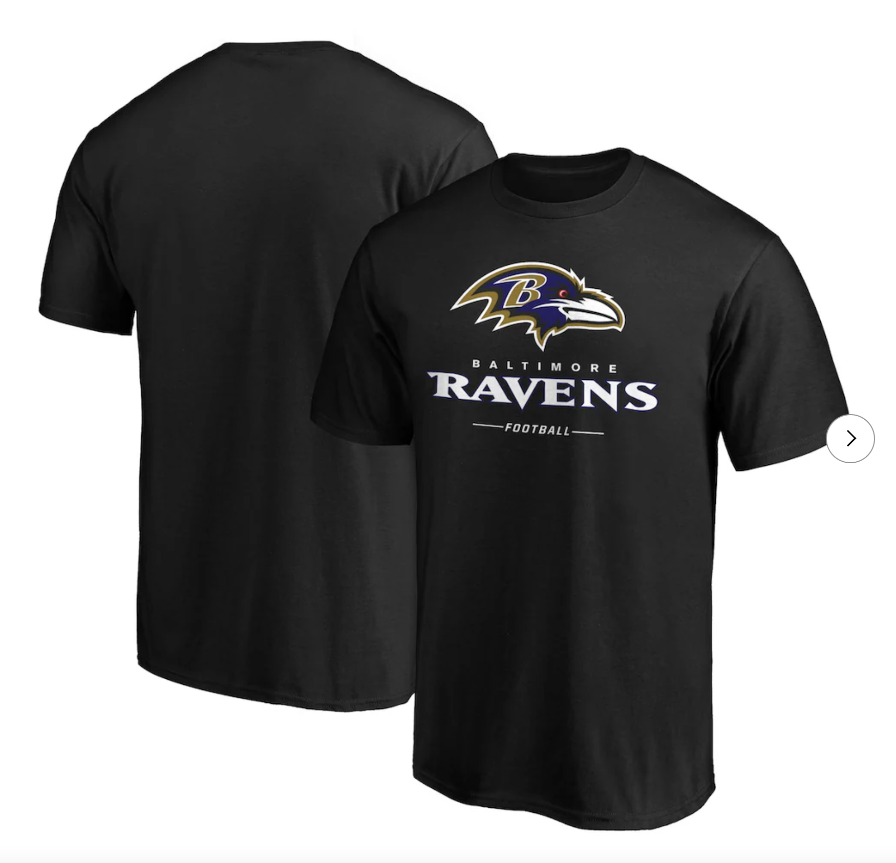 Baltimore Ravens Team Lockup T-Shirt - Black