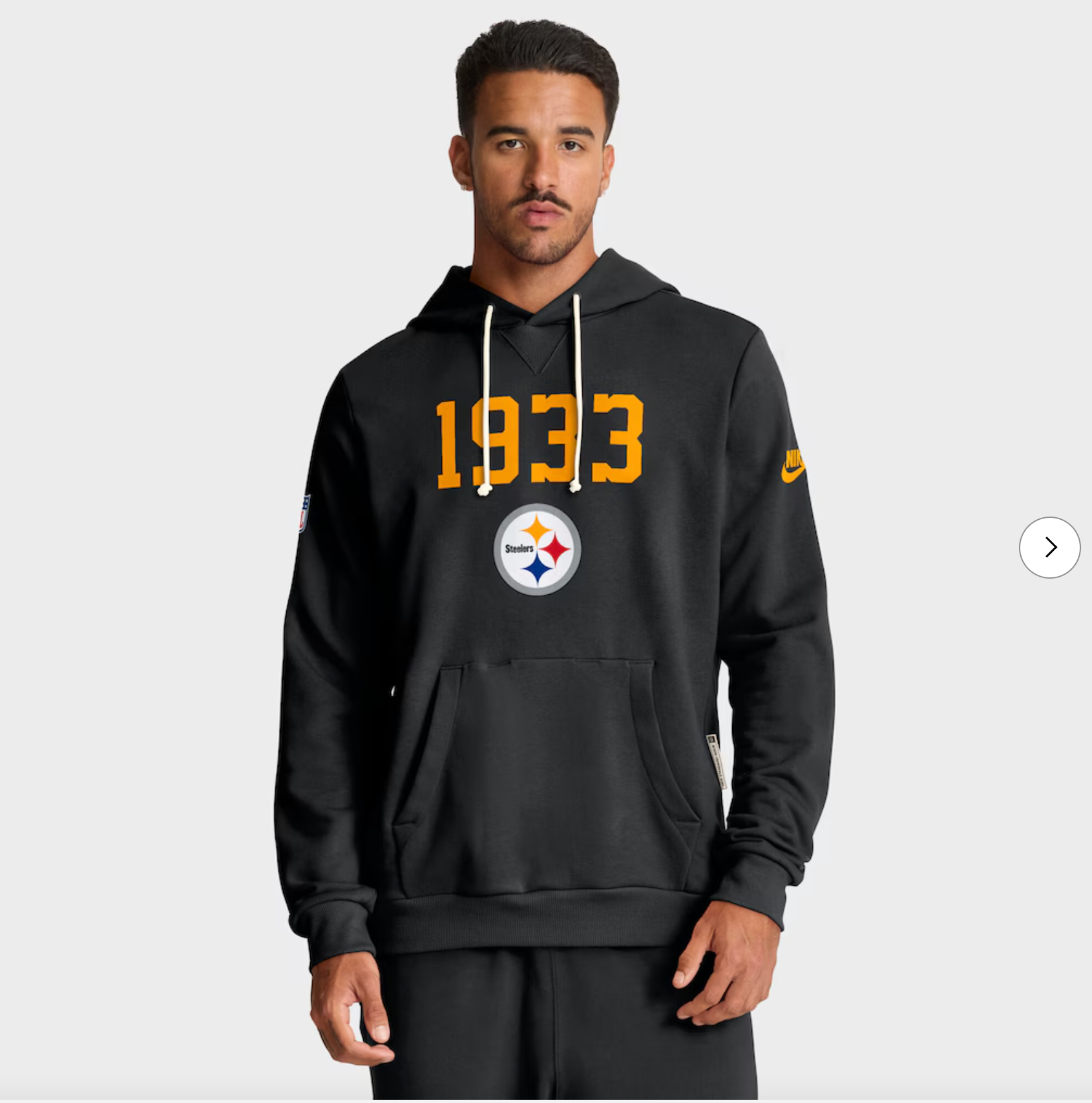 Pittsburgh Steelers Nike Sideline Standard Issue Alt 2 Dri-FIT Hoodie - Black