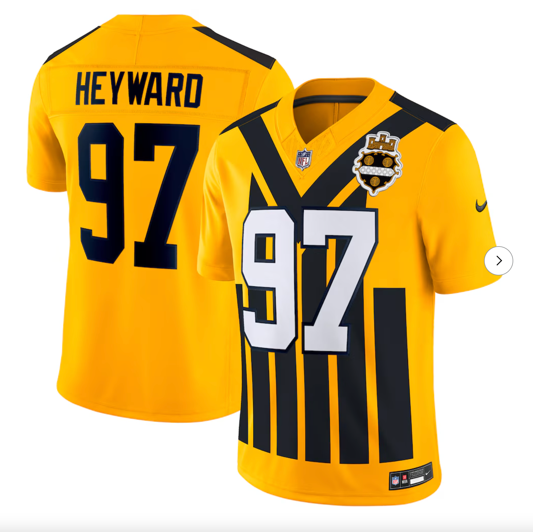 Cameron Heyward Pittsburgh Steelers Nike Alternate Vapor F.U.S.E. Limited Jersey - Gold