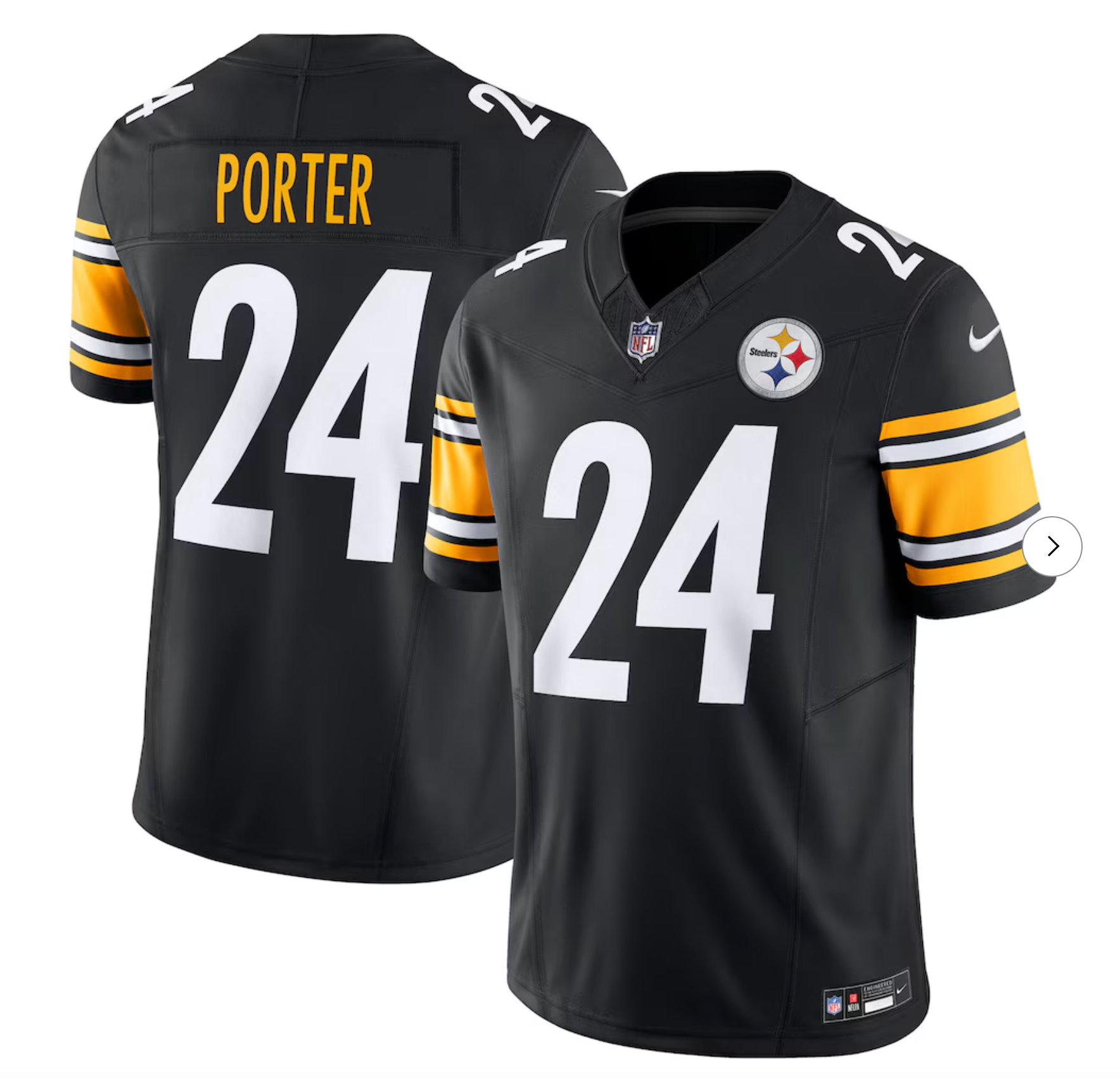 Joey Porter Jr. Pittsburgh Steelers Nike Vapor F.U.S.E. Limited Jersey - Black