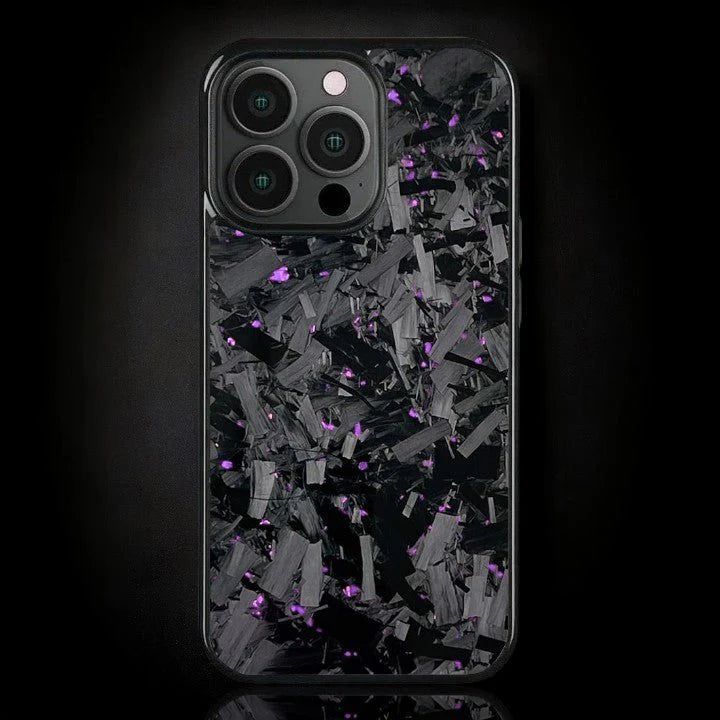 Real FORGED Carbon Fiber iPhone Case - Purple